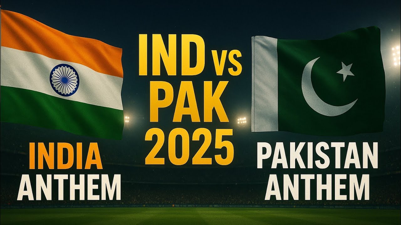 🇮🇳🇵🇰 INDIA vs PAKISTAN Anthem | Cricket Match Vibes 2025 🏏