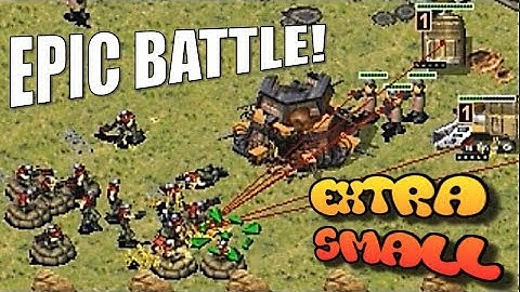 Red Alert 2 - EPIC BATTLE! in Extra Small map