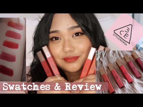 3CE CLOUD LIP TINT Swatches and First Impressions Review