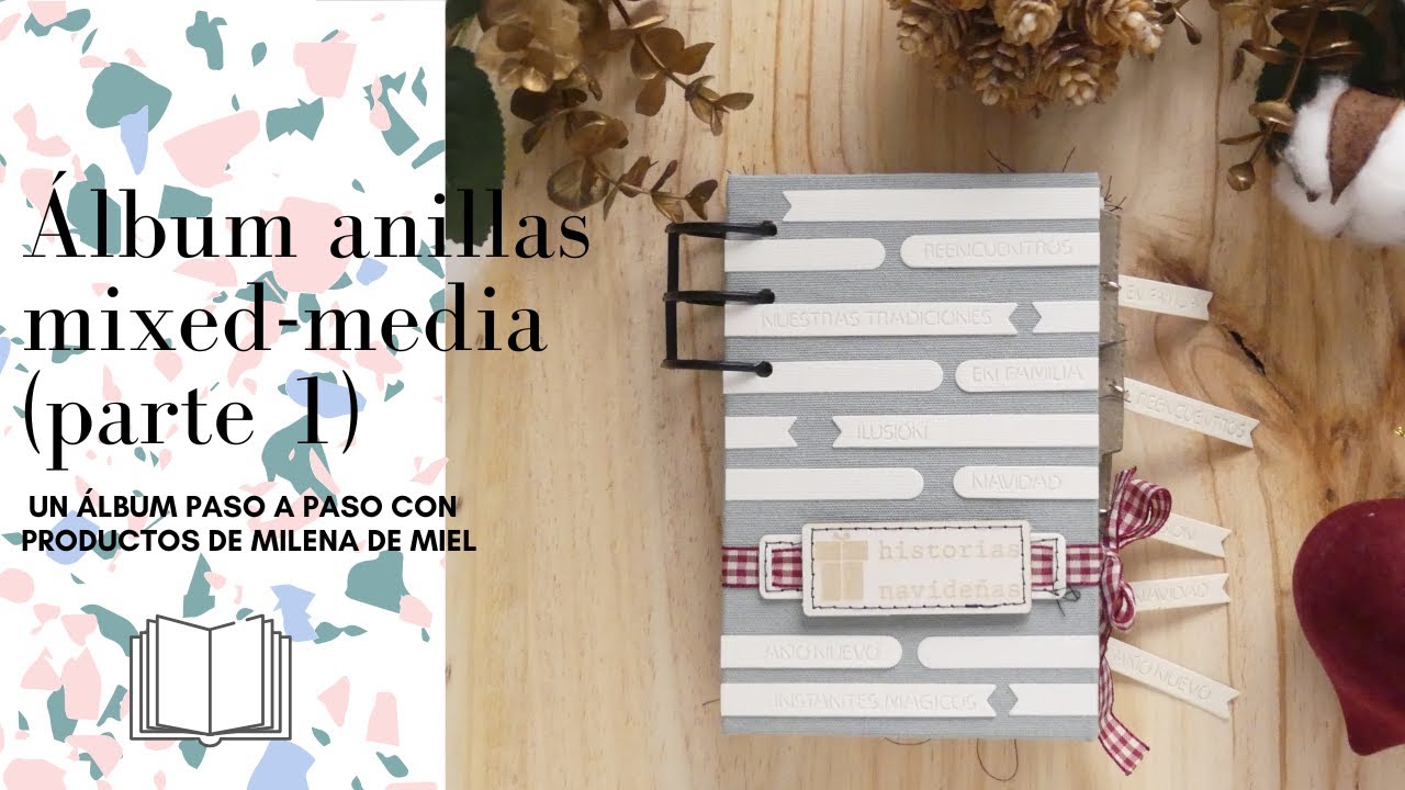ÁLBUM DE ANILLAS PASO A PASO PARTE 1  - NAVIDAD - MILENA DE MIEL