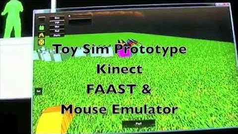 Toy Sim Prototype and Kinect