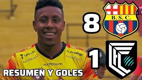 BARCELONA 8 VS CUMBAYA 1 - RESUMEN Y GOLES - GOLAZOOOOOO DE SOLANO DE TIRO LIBRE A LO KITU DIAZ