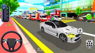 New EMS Ambulance Parking Construcktion Road - 3D Android Driving Class Game || #cargame #gameplay screenshot 5