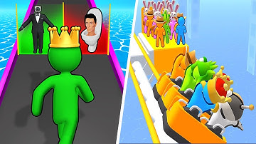 Giant Rush Vs Runner coaster 🔵🛑All New Max Big Update Levels Walkthrough Android iOS Gameplay BTS12