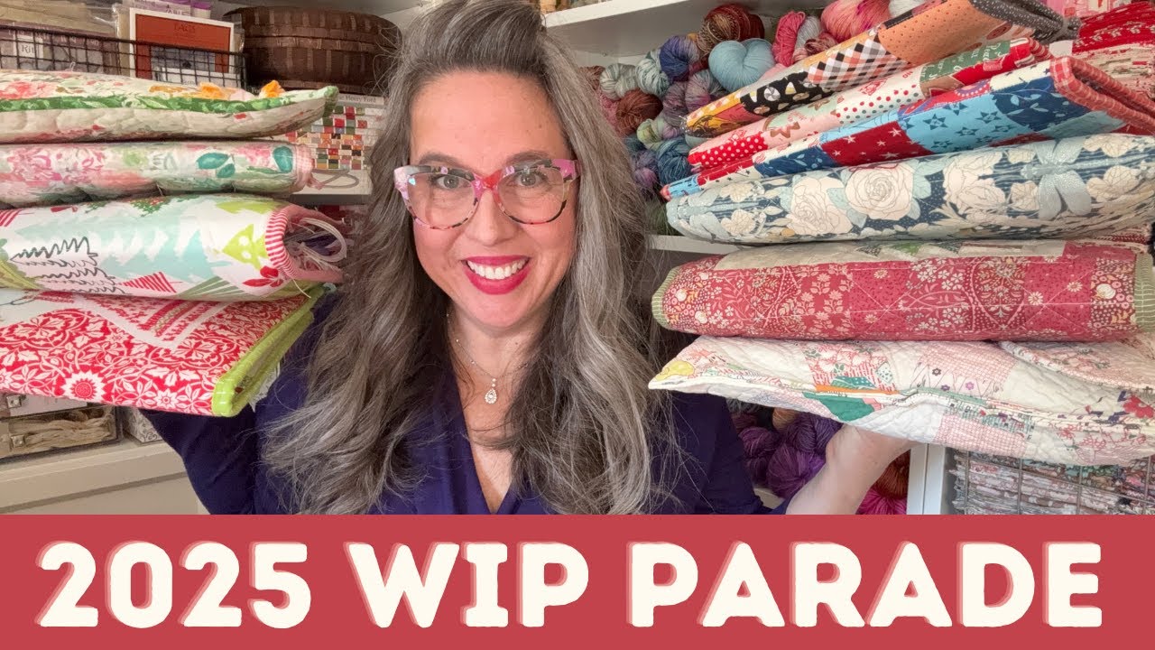 2025 WIP Parade - Come see all My Cross Stitch WIPS