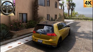 Volkswagen Golf R 800HP  Forza Horizon 5 | Steering Wheel Gameplay [4K]