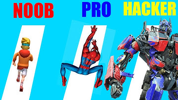 NOOB vs PRO vs HACKER Hyper Run!