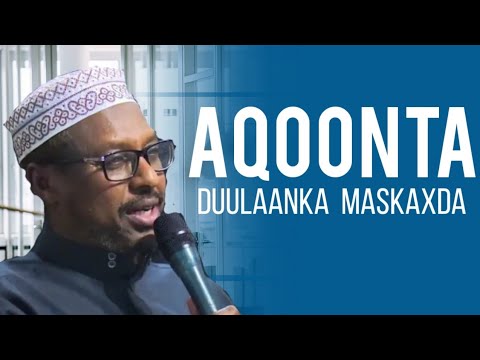 BARASHADA AQOONTA MAADIGA AH: Sh. MUSTAFE