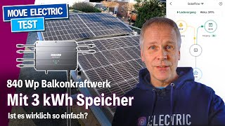 Balkonkraftwerk mit 3 kWh Speicher  Zendure Solarflow  Solarstrom speichern wirklich so einfach?