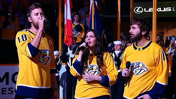 Lady Antebellum sing Star Spangled Banner ahead of Game 5