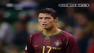 Gol Ke 47 dan 48 Cristiano Ronaldo Portugal vs Azerbaijan 07/10/2006