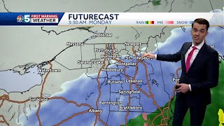Video: Snow Lingers into Monday (01-22-23)
