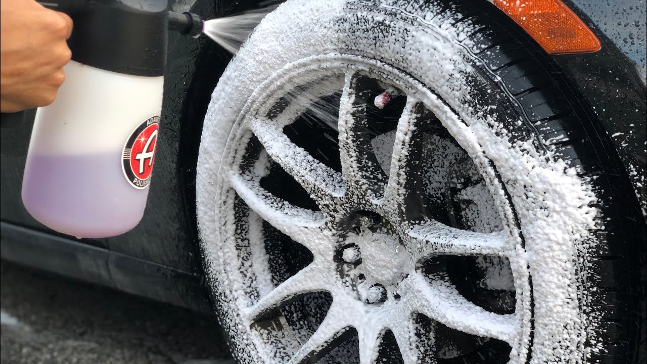 Ik Foamer Review with Adams polishes Wheel and Tire cleaner YouTube