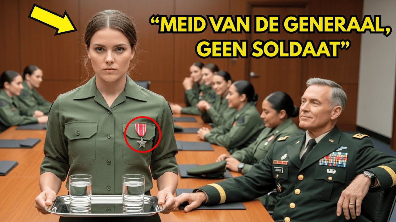 Haar officieren bevalen haar de generaals te bedienen – tot één de Silver Star op haar borst zag