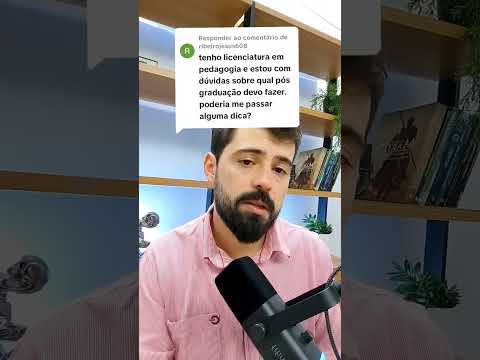 Qual a Pós Graduação Ideal para Um Pedagogo? #pedagogia #educaçãoinfantil