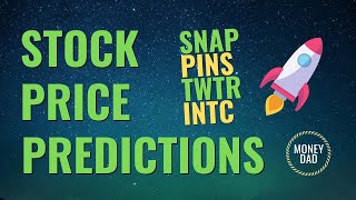 SNAP Intel Pinterest and Twitter Stock Predictions ( Technical Analysis ) $SNAP $INTC $PINS $TWTR