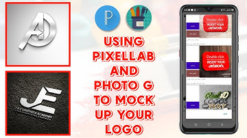 #3D LOGO MOCK UP WITH PIXELLAB AND PHOTO G #Step by step process to mock up your logos into 3D form