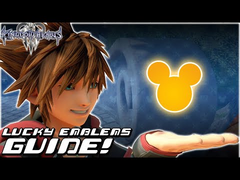 Video: Kingdom Hearts 3 Lucky Emblem Placeringer