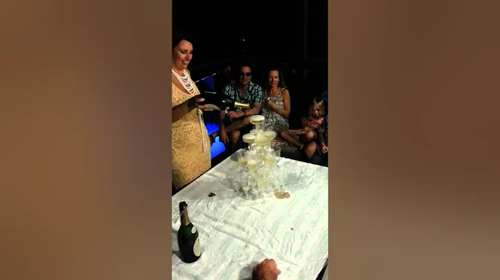 Annie's champagne fountain
