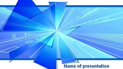 Magic Flight PowerPoint Template by PoweredTemplate.com