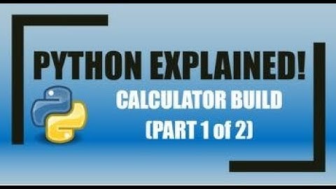 Python: How to Build and Export a Calculator using Tkinter (Part 1)