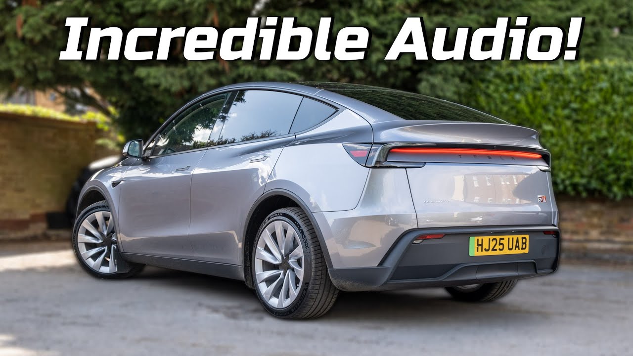 Обзор аудиосистемы новой Tesla Model Y: 9 динамиков в заднеприводной версии против 16 динамиков в...