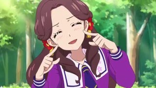 Aikatsu - Miyabi Fujiwara  tries to imitate Otome