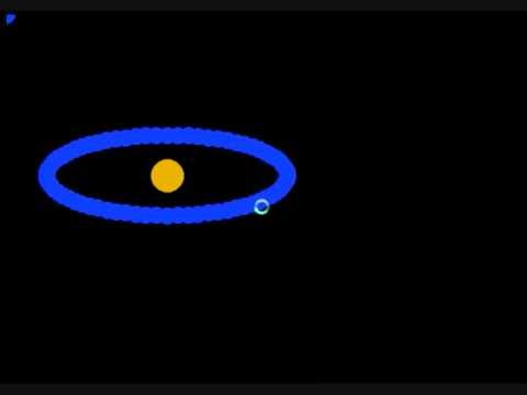planetary motion-ish in c++ with allegro.wmv