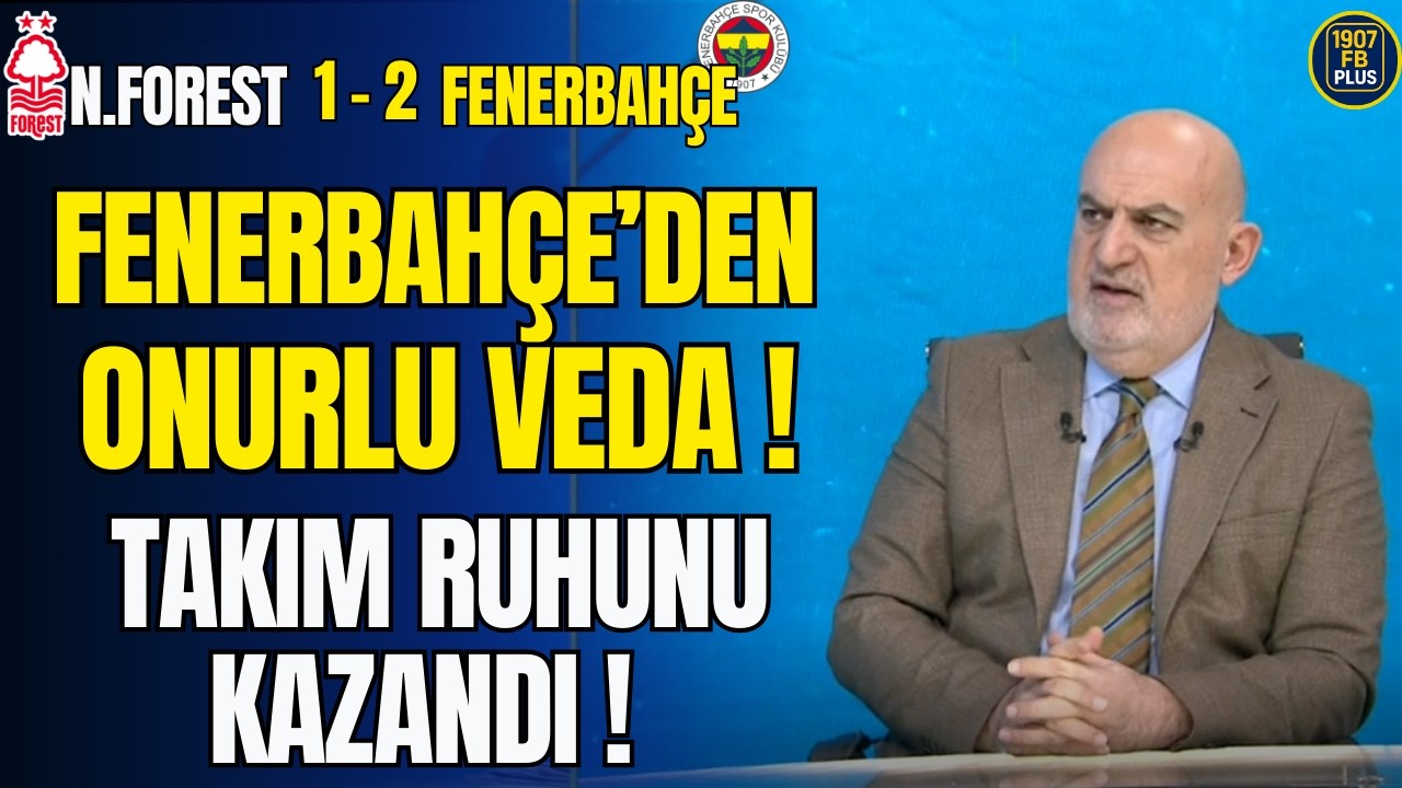 Fenerbahçe'den Onurlu Veda! Takım Ruhunu Kazandı!