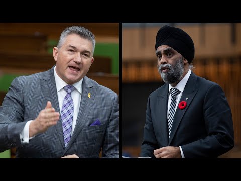 Tense exchange between Defence Minister Sajjan and MP Bezan over Vance misconduct allegations