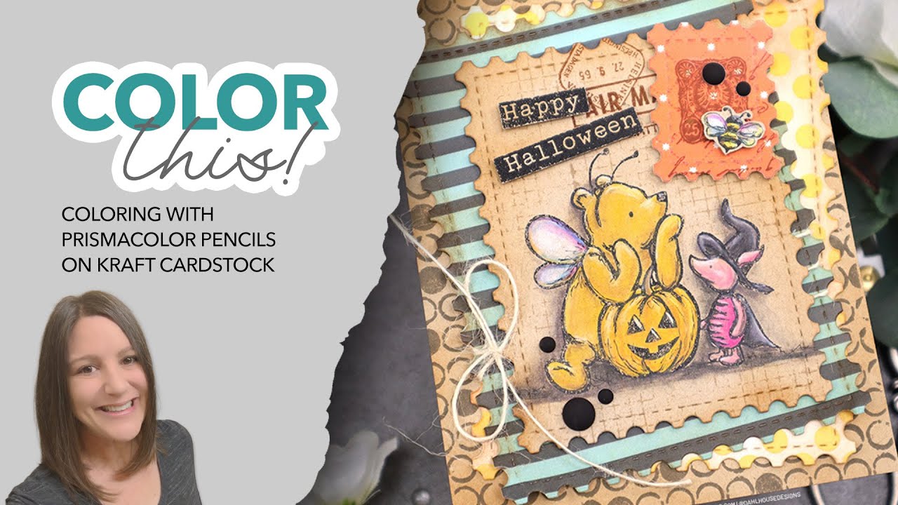 Color This! Prismacolor Pencils on Kraft - YouTube