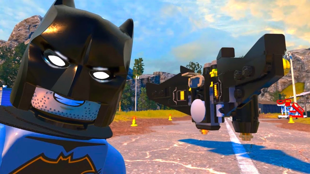 LEGO DC SuperVillains BatGlider Open World Free Roam Gameplay (PC
