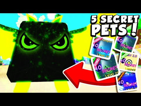 We hatched 5 SECRET PETS using this 1 trick in Roblox Bubble Gum Simulator!