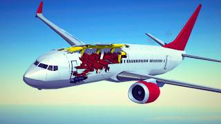 Real Airplane Disasters and Crashes #27 | Besiege screenshot 2