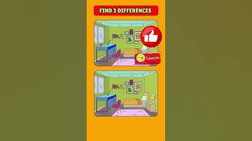 ONLY people with good eyes can find the differences!! #shorts