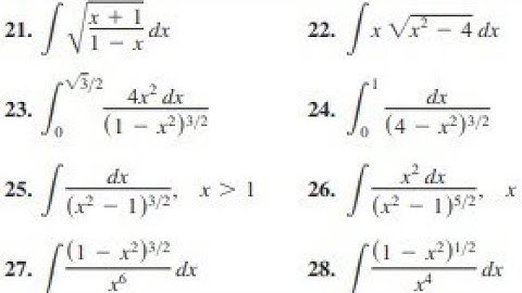 Exercise 8.4 question 20-35 Thomas calculus 14 edition