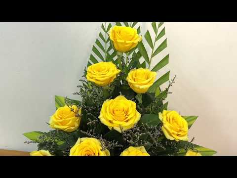 Video Cắm Hoa Dâng Bàn Thờ Với 10 Hoa Hồng Vàng ( Hướng Dẫn... - youtube