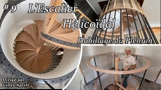 # 9 escalier hélicoïdal en hêtre massif