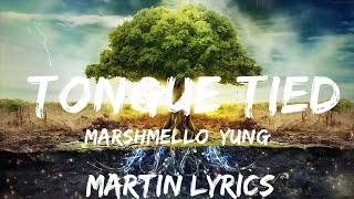 Marshmello, YUNGBLUD, blackbear - Tongue Tied (Lyrics)  | Best Vibing Music