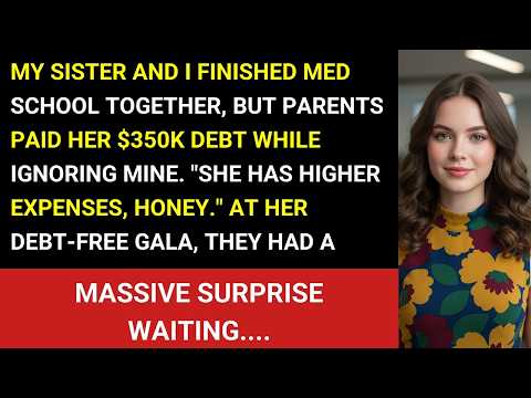 Parents Paid Off My Sister's $350k Debt After We Graduated Medical School Together. But I....