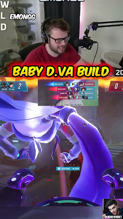 Emongg's Baby D.va Build Is BROKEN #overwatch2