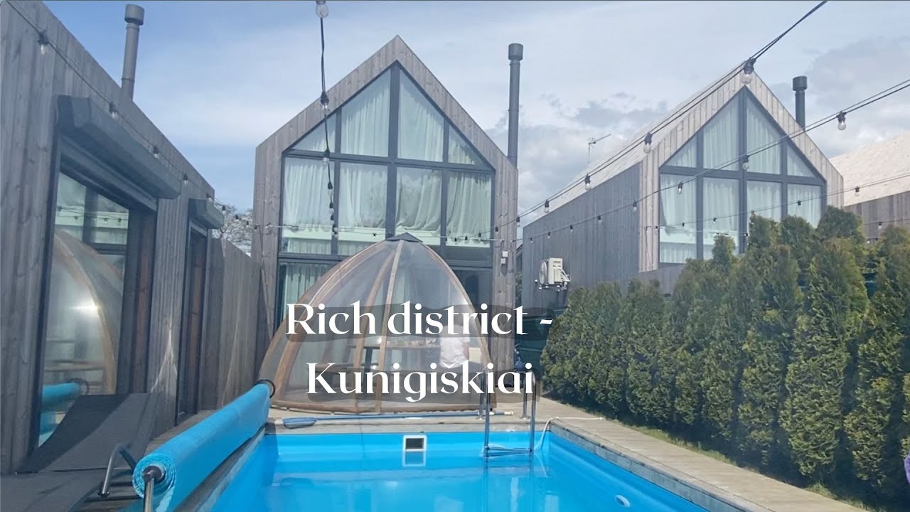 What does a vacation in a wealthy neighborhood look like? |Kunigiškiai, Lithuania