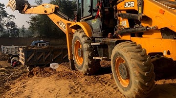 JCB Vs Tripper Video ! Loading Soil @droneplanet2040