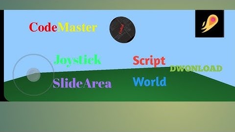 How to make a working joystick and slidearea in its magic|CodeMaster|It