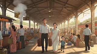 A Cozy family Train Journey 🚂💛| Rain,Dinner & Night Peace ❣️🤞💞  screenshot 5