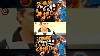Sehwag DESTROYED Young Tim Southee! #replaysixerx #cricket #shorts #youtubeshorts #virendarsehwag