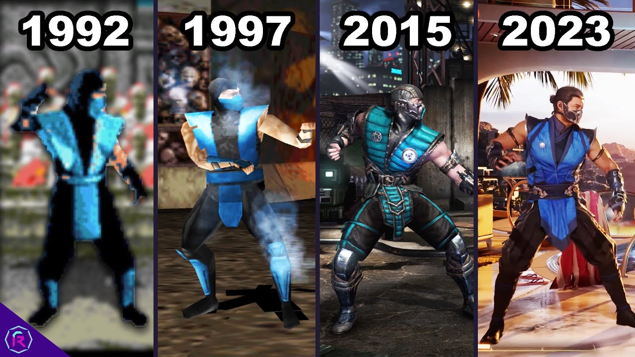 Sub-zero evolution (1992 - 2023) #mkedit #mortalkombat #mk