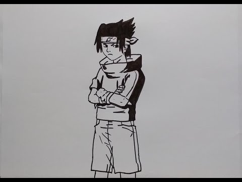 How To Draw Sasuke