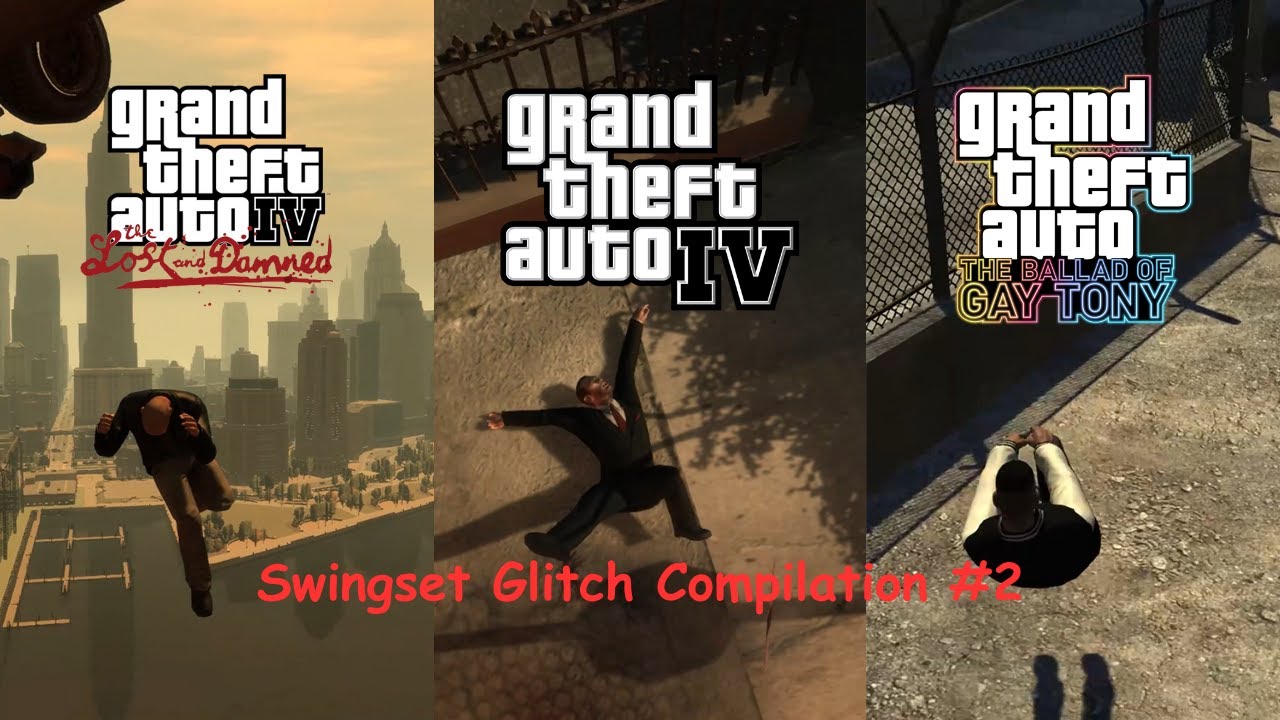 GTA IV Swingset Glitch Compilation 2 YouTube