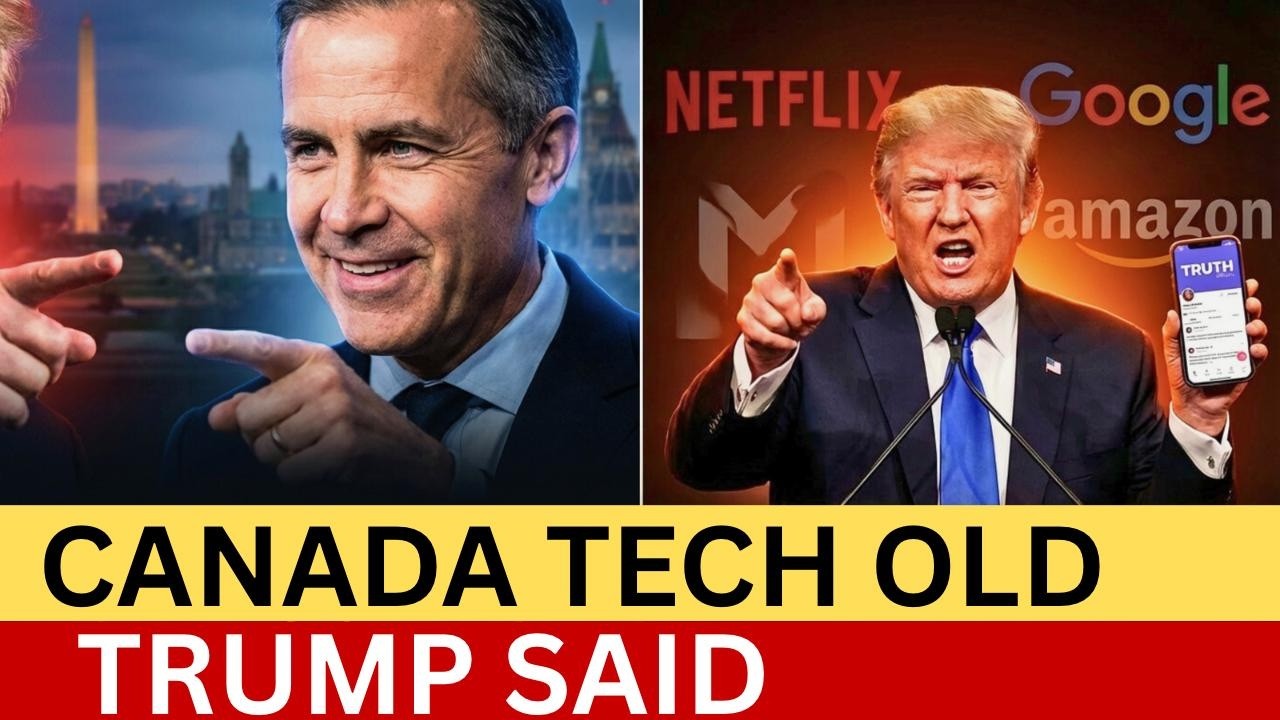 3 MIN AGO  Trump Calls Out Canadian Tech Limits Carney Counters Hard